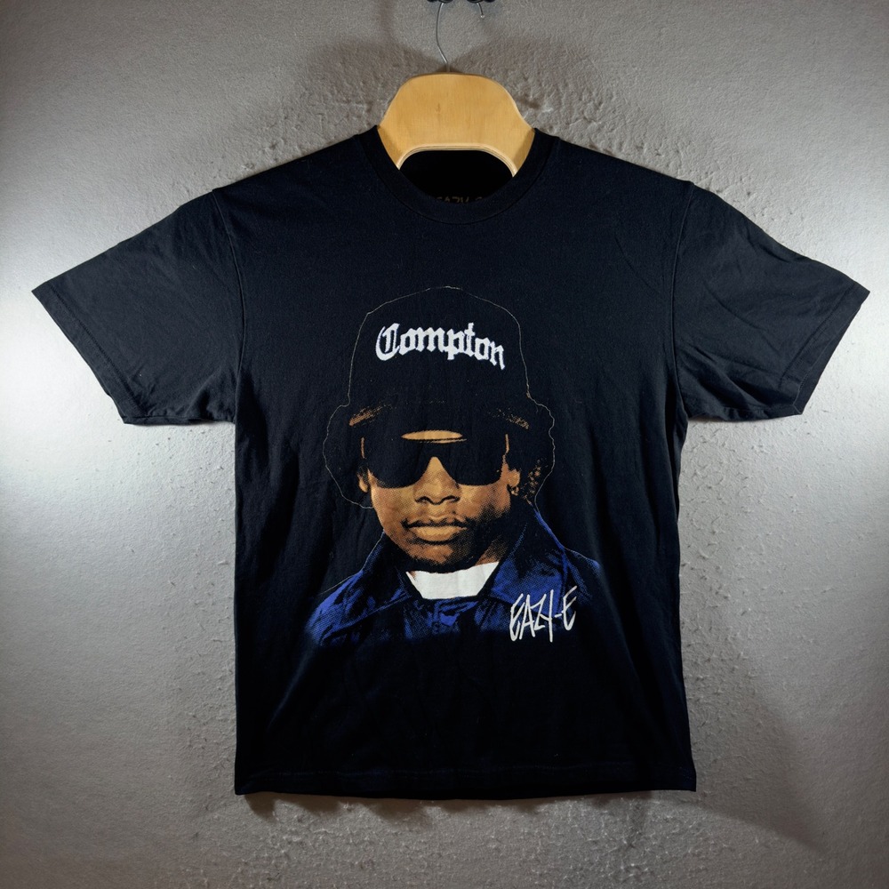 1562 | Eazy-E Ruthless Records Compton Hip Hop Rap Graphic Tee‎ Black Mens L